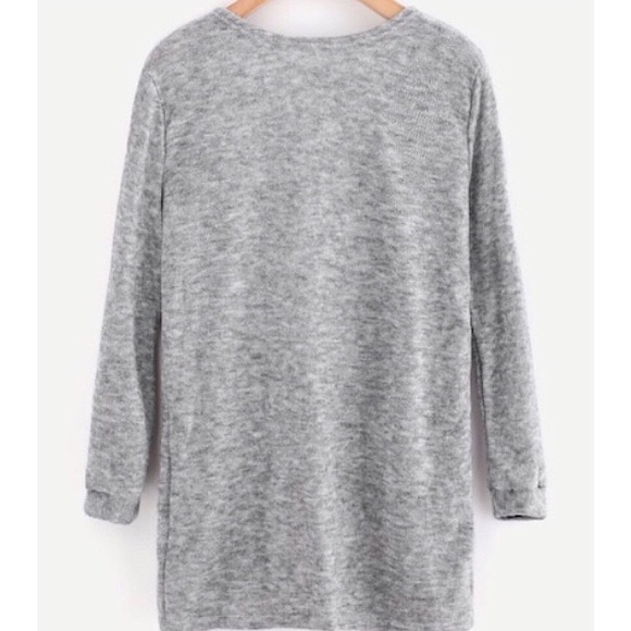 Heather Gray Cardigan - Picture 3 of 6